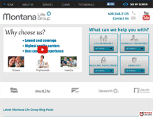 Tablet Screenshot of montanalifegroup.com